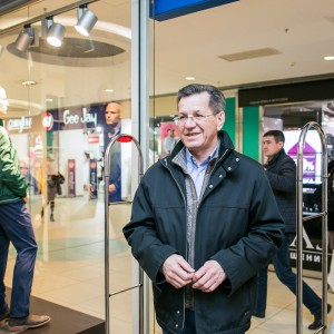 А. А. Жилкин в гостях в магазине «Андрей»