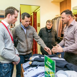 А. А. Жилкин в гостях в магазине «Андрей»